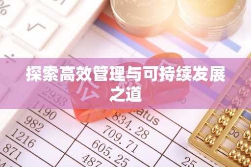 吉安探索高效管理与可持续发展之道